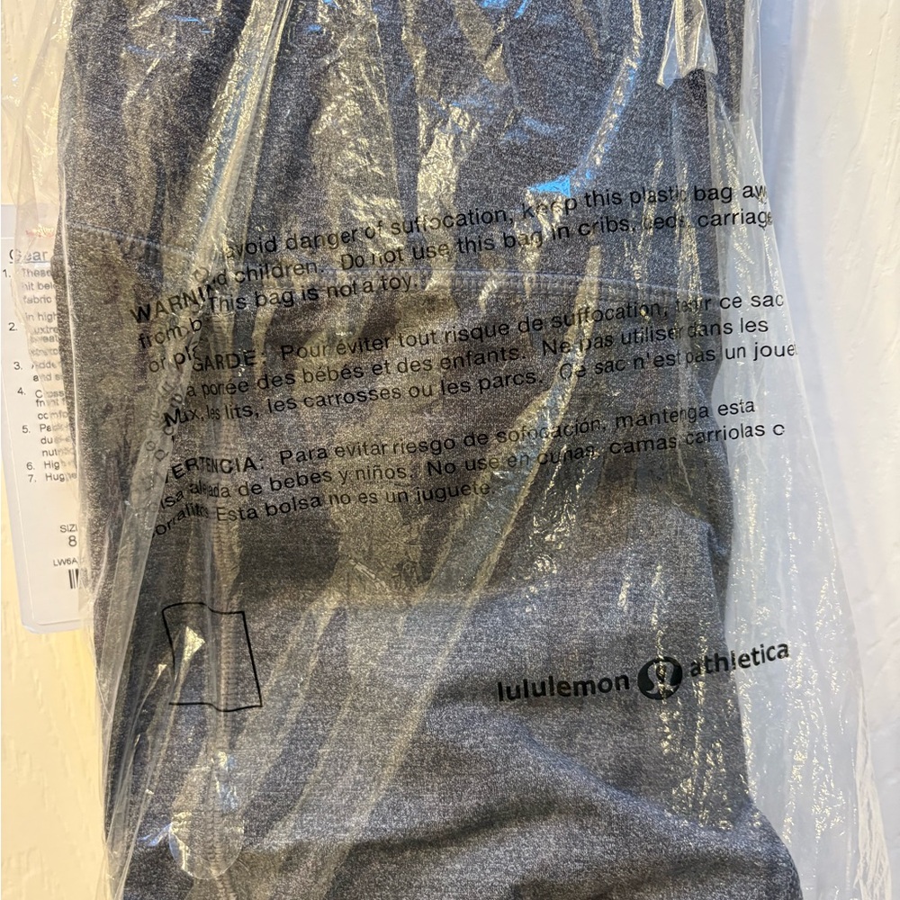 Lululemon Heather Gear Up Gray Crop Leggings - Picture 5 of 5